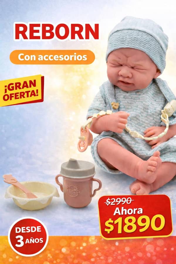 Bebote Realista Reborn 38 cm